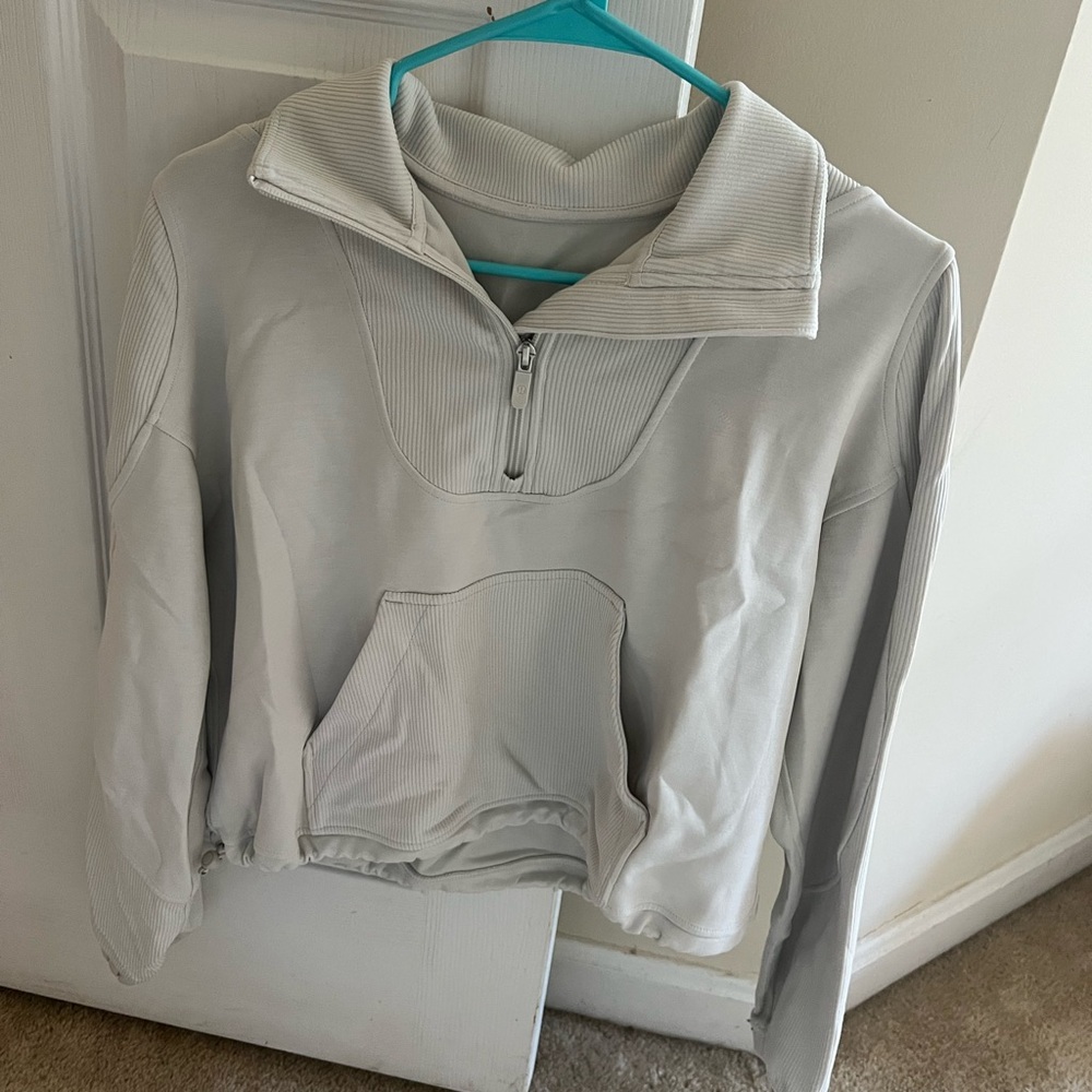 lululemon brushed softstreme half zip